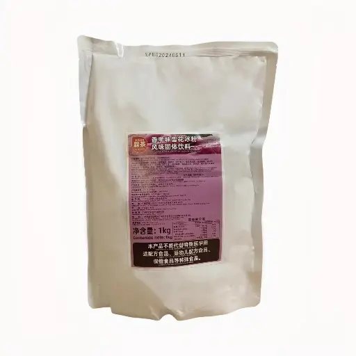 Base en polvo para preparar bebidas sabor Taro